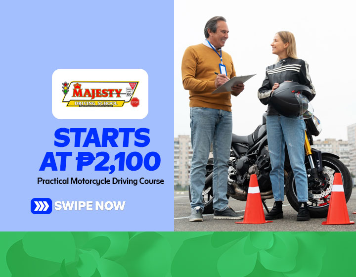 Practical Motorcycle Driving Course starts at P2,100