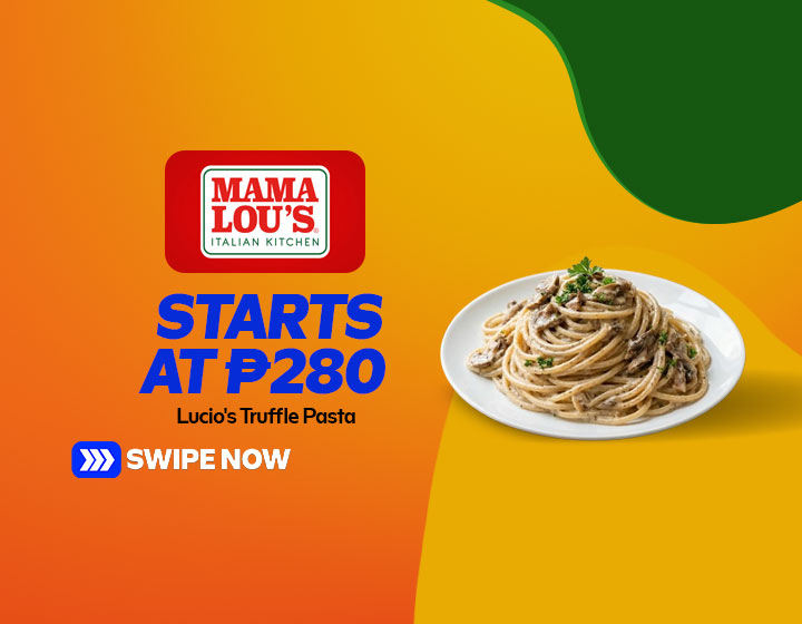 Lucio's Truffle Pasta starts at P280