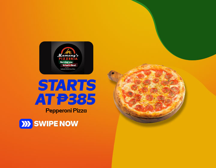 Pepperoni Pizza starts at P385