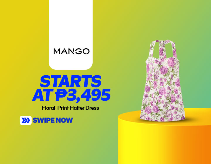 Floral-Print Halter Dress starts at P3,495