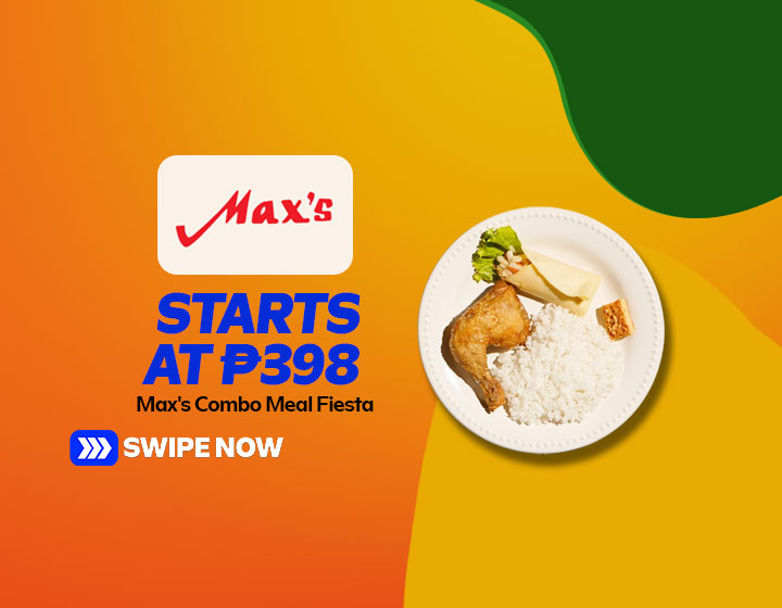 Max's Combo Meal Fiesta starts at P398