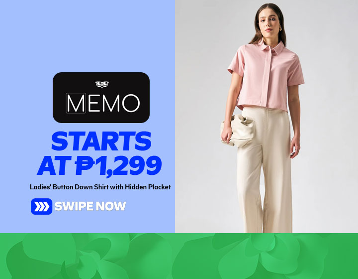 Ladies' Button Down Shirt with Hidden Placket starts at P1,299