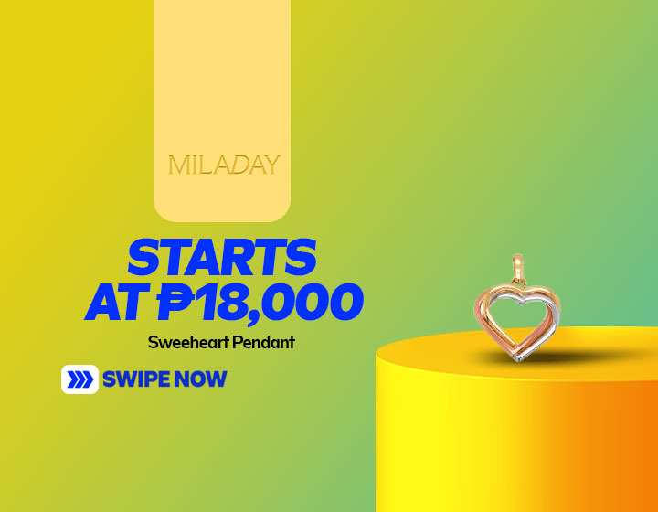 Sweetheart Pendant starts at P18,000