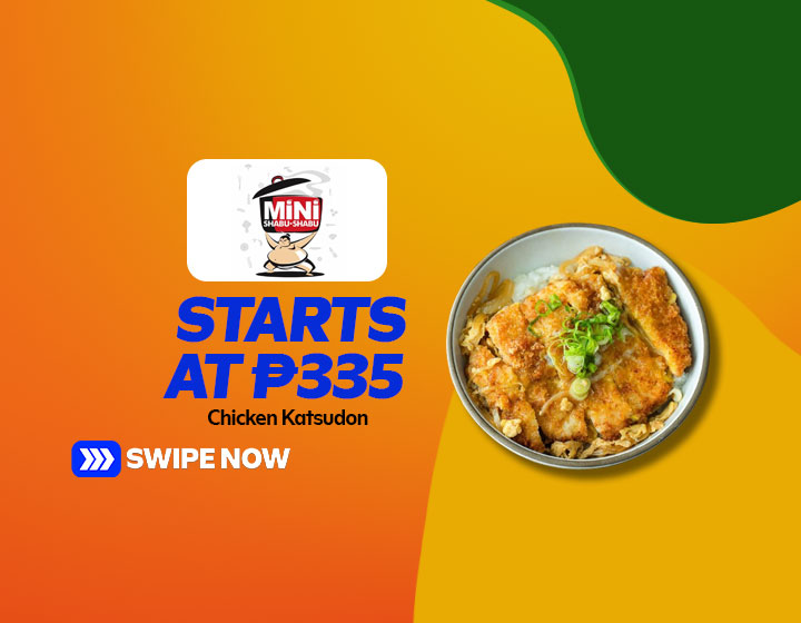 Chicken Katsudon starts at P335