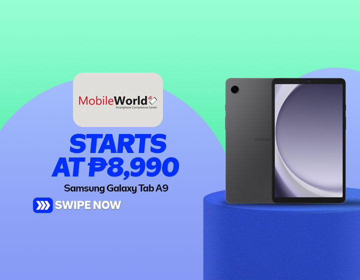 Samsung Galaxy Tab A9 starts at P8,990