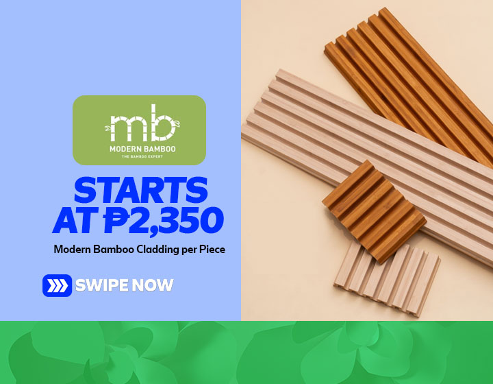Modern Bamboo Cladding starts at P2,350 per Piece