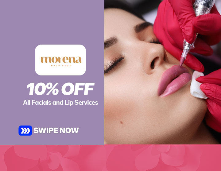 Enjoy a 10% Discount on All Facials and Lip Services