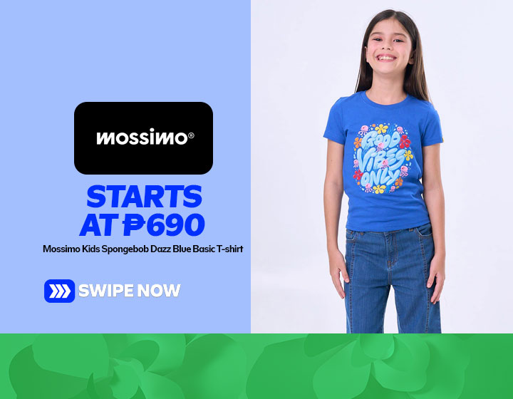 Mossimo Kids Spongebob Dazz Blue Basic T-shirt starts at P690