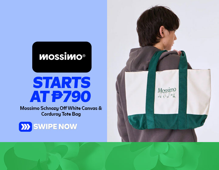 Mossimo Schnozy Off White Canvas & Corduroy Tote Bag starts at P790
