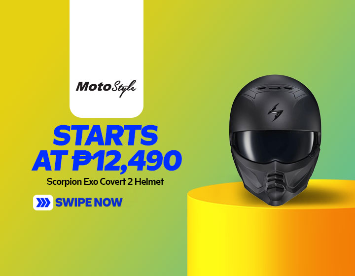 Scorpion Exo Covert 2 Helmet starts at P12,490