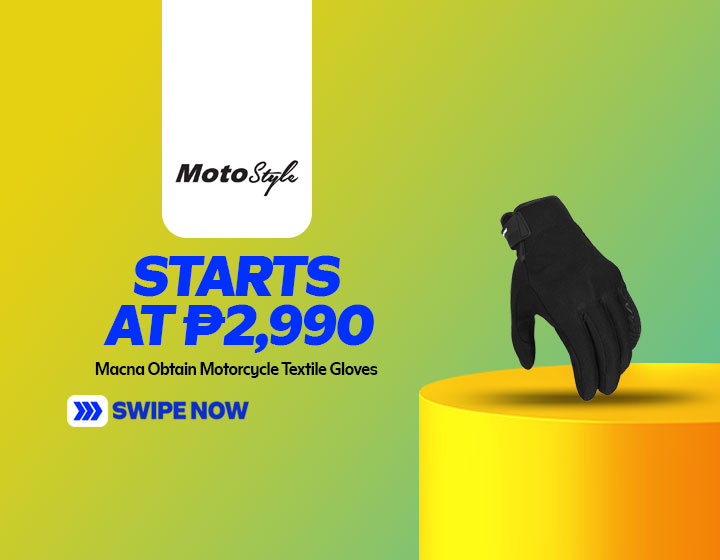 Macna Obtain Textime Motorcycle Gloves start at P2,990