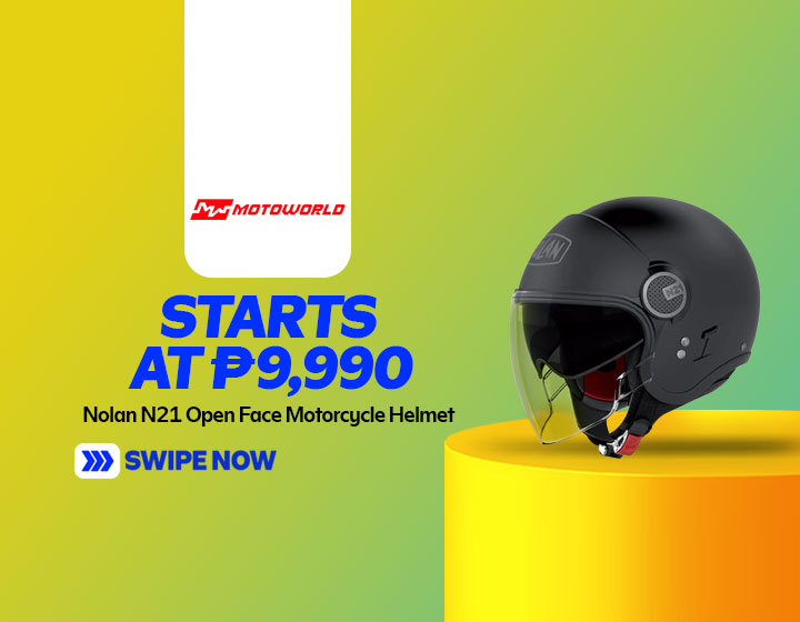 Nolan N21 Open Face Motorcycle Helmet with Visor starts at P9,990