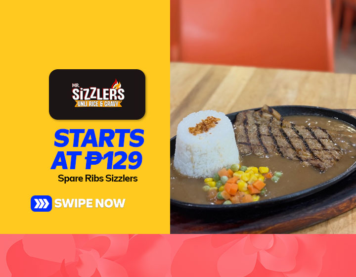 Spare Ribs Sizzlers starts at P129