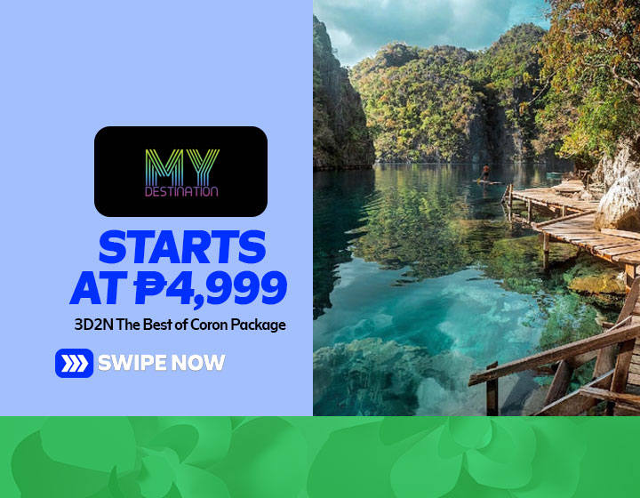 3D2N The Best of Coron Package starts at P4,999 per Person 