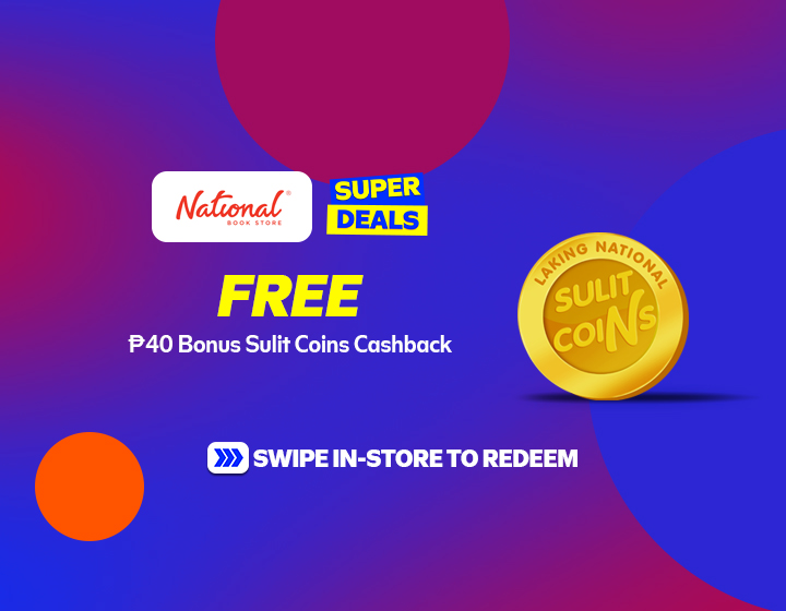 Complimentary P40 Bonus Sulit Coins Cashback