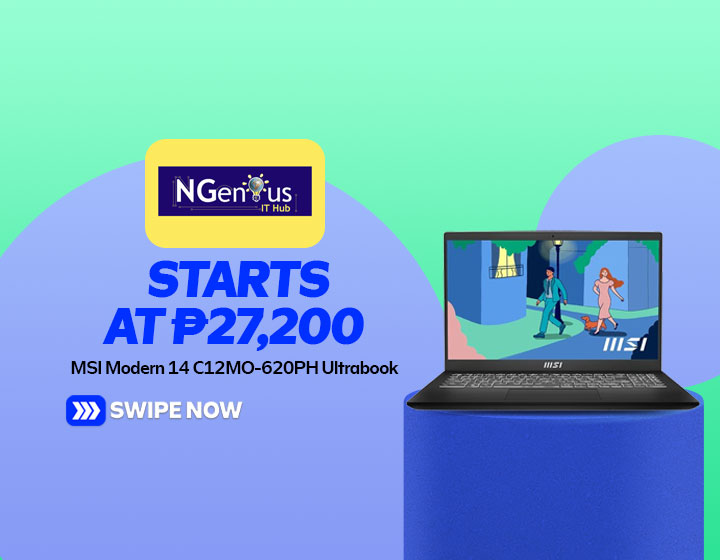 MSI Modern 14 C12MO-620PH Ultrabook starts at P27,200