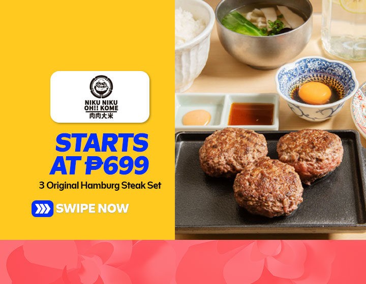 3 Original Hamburg Steak Set starts at P699