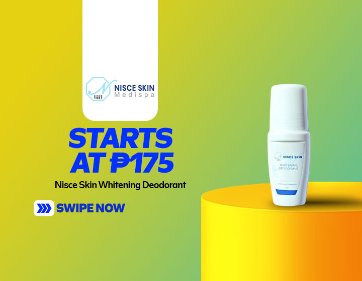 Nisce Skin Whitening Deodorant - 50ml starts at P175