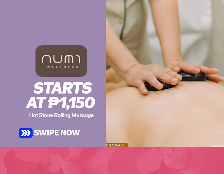 Hot Stone Rolling Massage starts at P1,150