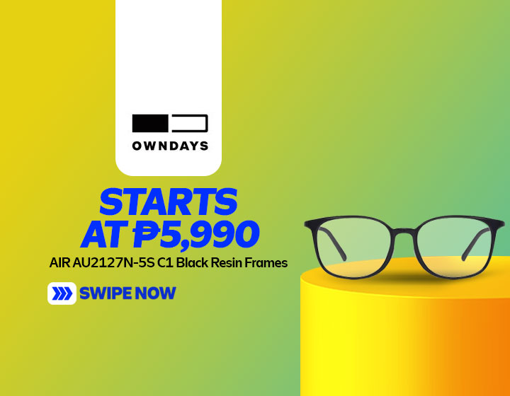 AIR AU2127N-5S C1 Black Resin Frames start at P5,990