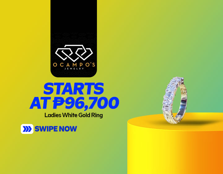 Ladies White Gold Ring starts at P96,700