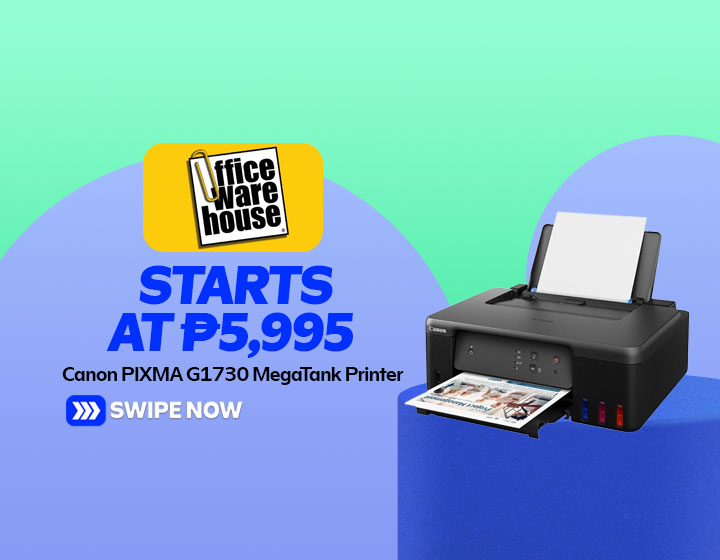 Canon PIXMA G1730 MegaTank Printer starts at P5,995