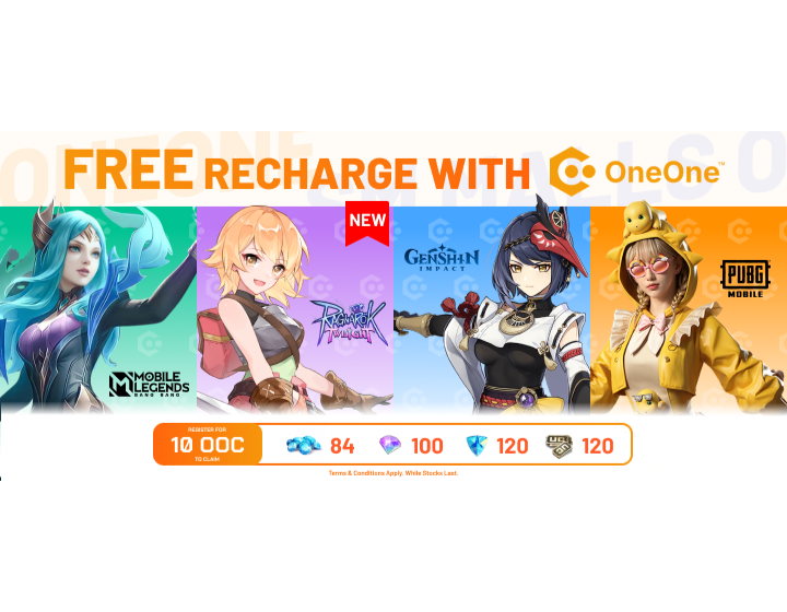Claim 10 OOC – FREE Recharge for Your Favorite Games
