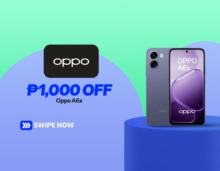 Enjoy up to P1,000 Off on OPPO A6x