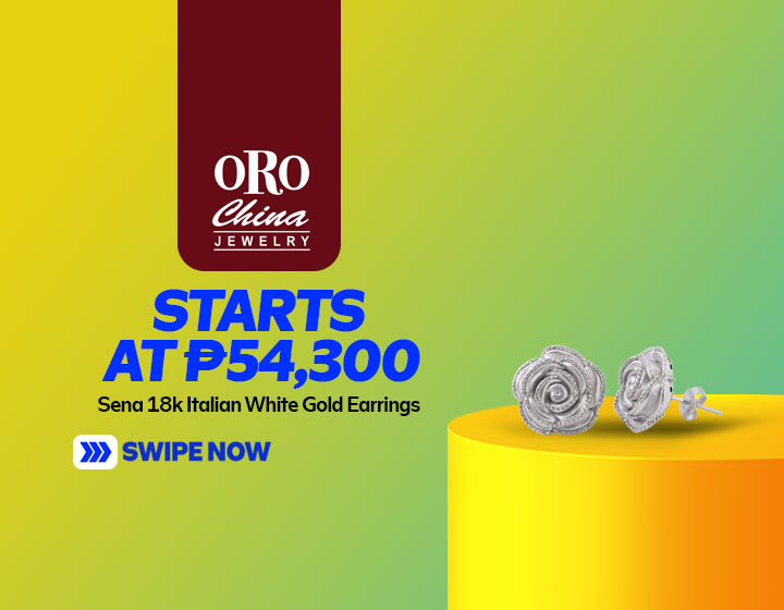 Sena - 18k Italian White Gold Stud Earrings start at 54,300