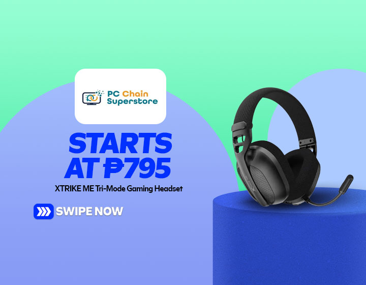 XTRIKE ME Tri-Mode Gaming Headset start at P795