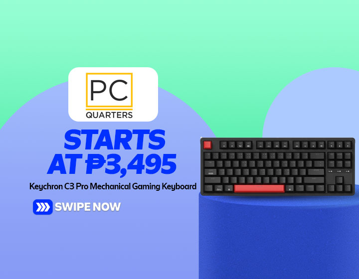Keychron C3 Pro Mechanical Gaming Keyboard starts at P3,495