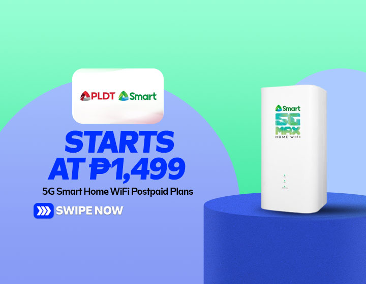 5G Smart Home WiFi Postpaid Plans start at P1,499