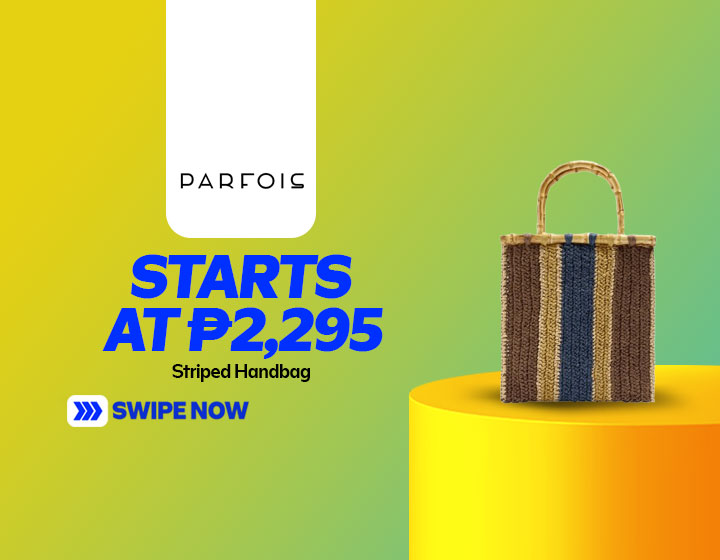 Striped Handbag starts at P2,295