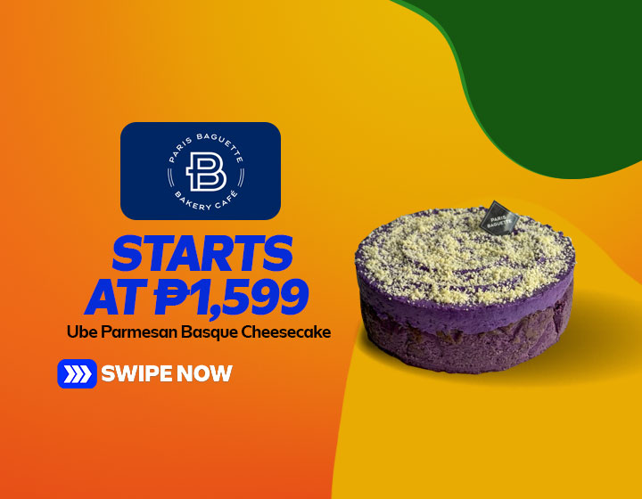 Ube Parmesan Basque Cheesecake starts at P1,599