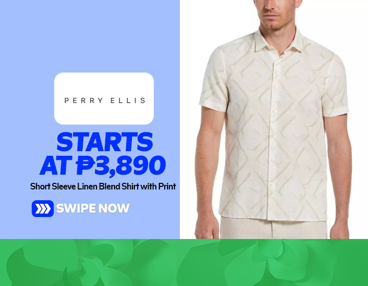 Short Sleeve Linen Blend Shirt with Print starts P3,890