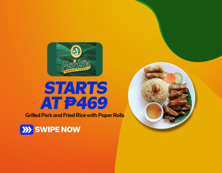 Grilled Pork and Fried Rice with Paper Rolls starts at P469