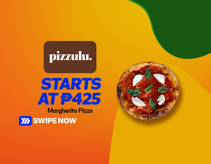Margherita Pizza starts at P425