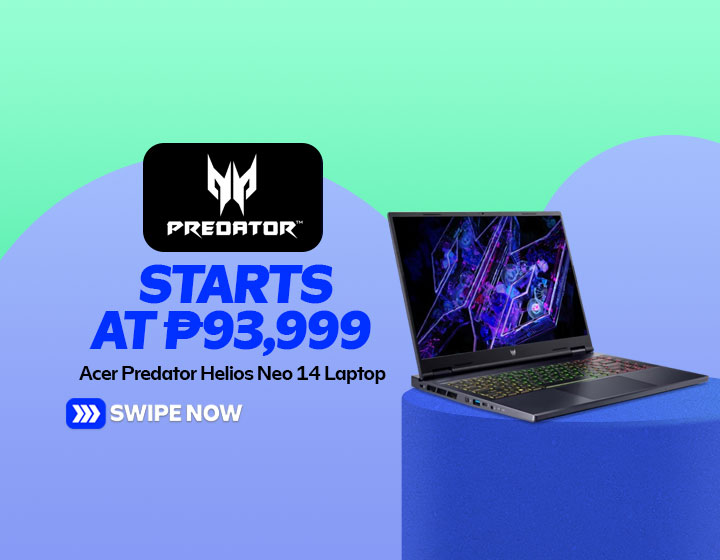 Acer Predator Helios Neo 14 PHN14-51-74P3 Ultra 7-155H starts at P93,999