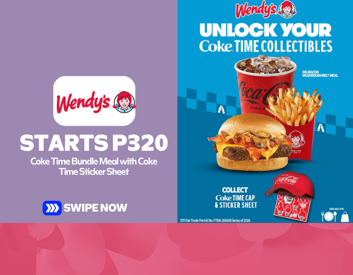 Coke Time Bundle Meal with Coke Time Sticker Sheet Starts P320