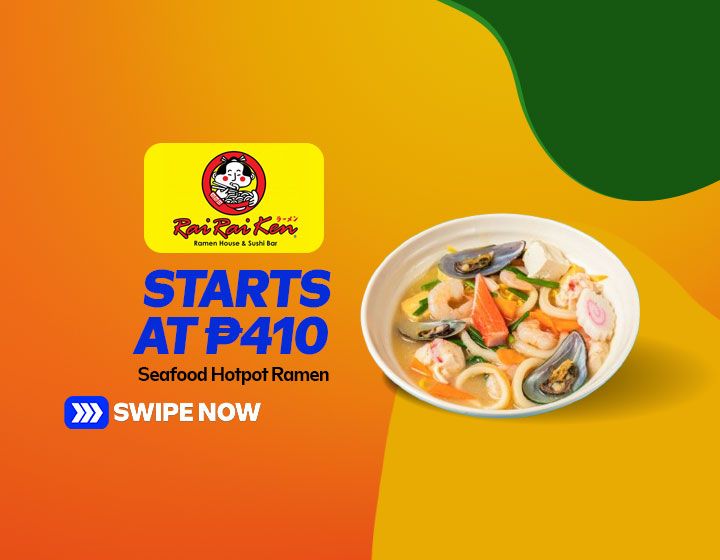 Seafood Hotpot Ramen starts at P410