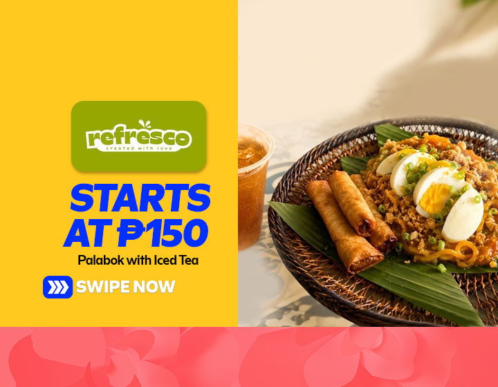 Palabok with Iced Tea starts at P150