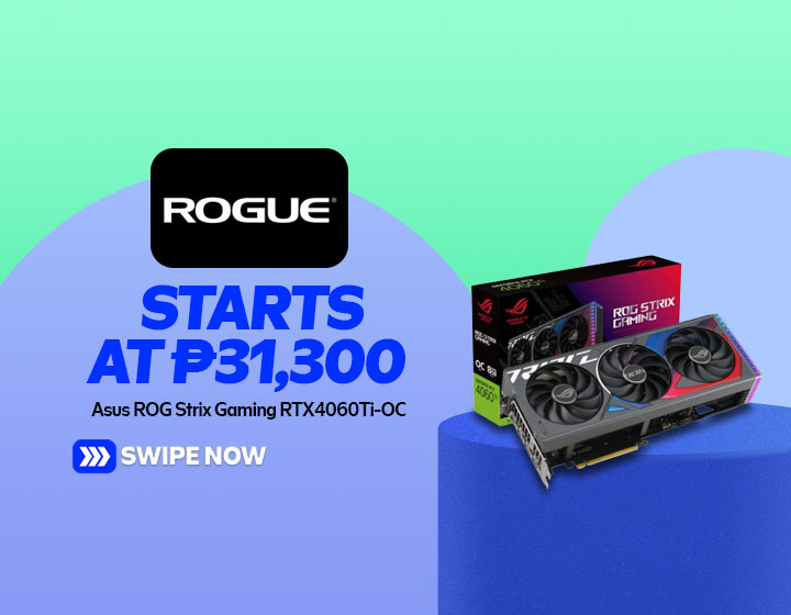 ASUS ROG Strix Gaming RTX4060Ti-OC-8GB starts at P31,300