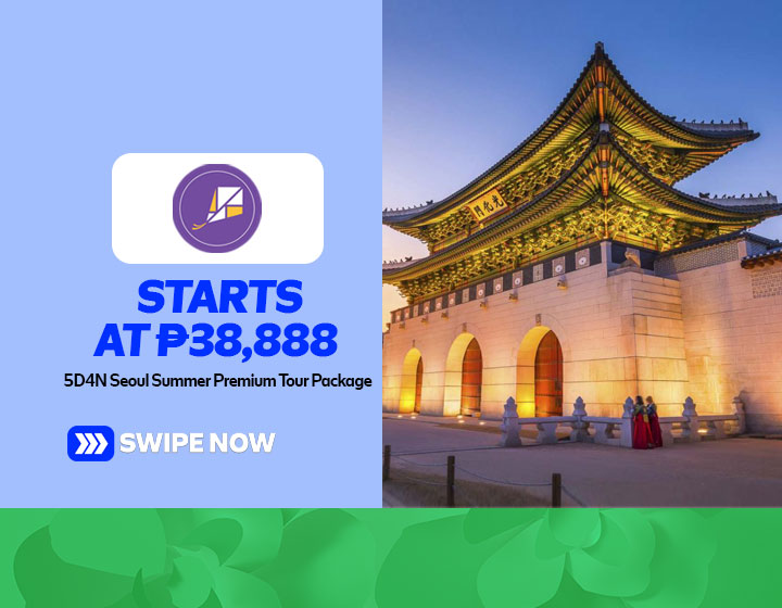 All-In 5D4N Seoul Summer Premium Tour Package via Cebu Pacific Air starts at P38,888