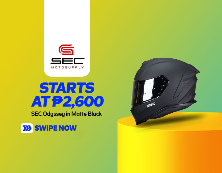 SEC Odyssey in Matte Black starts at P2,600