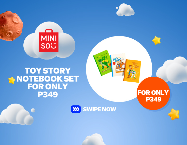 SMBL | MINISO | TOY STORY NOTEBOOK SET FOR ONLY P349