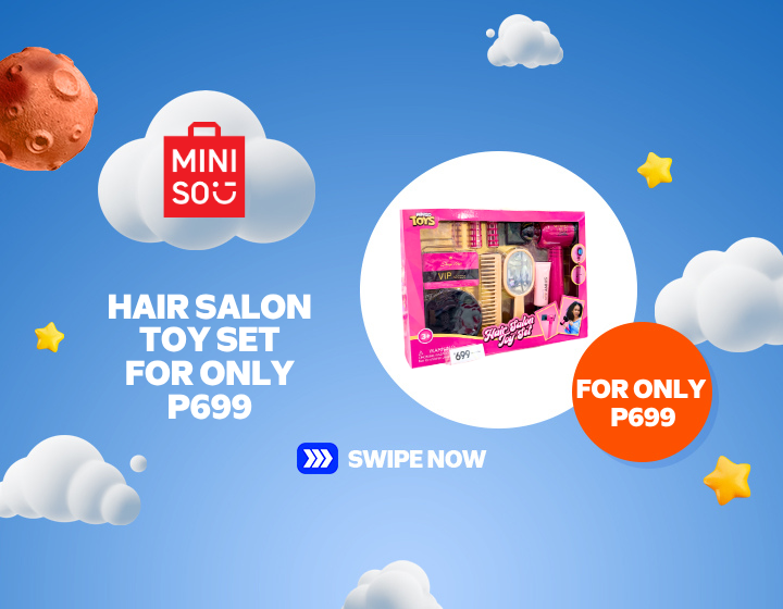 SMBL | MINISO | HAIR SALON TOY SET FOR ONLY P699