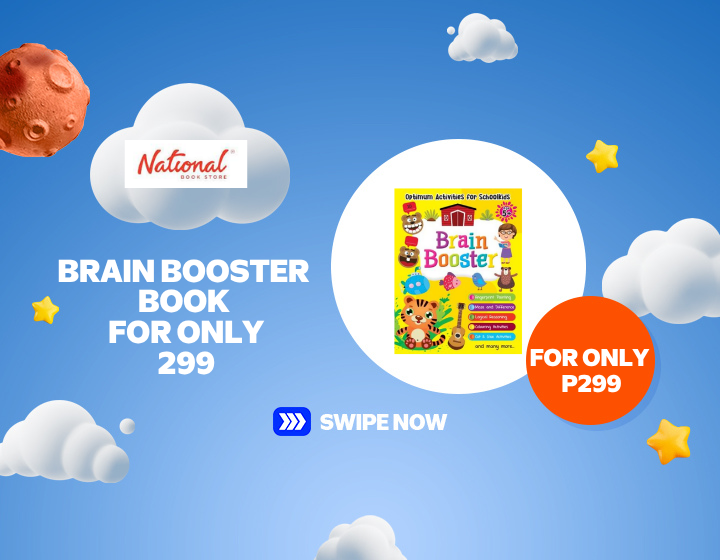 SMBL | NATIONAL BOOKSTORE | BRAIN BOOSTER  BOOK  FOR ONLY 299
