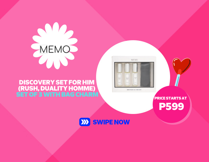 Memo | Discovery Set For Him  (Rush, Duality Homme)  Set Of 3 with Bag Charm