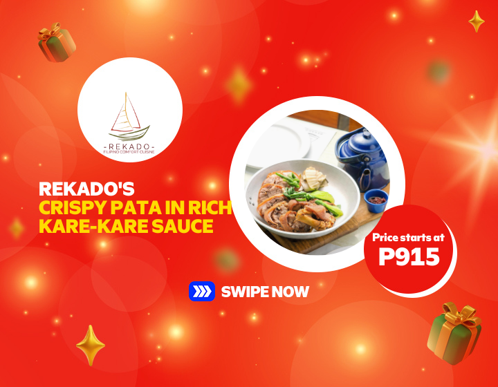 Rekado’s signature Crispy Pata in Rich Kare-Kare Sauce