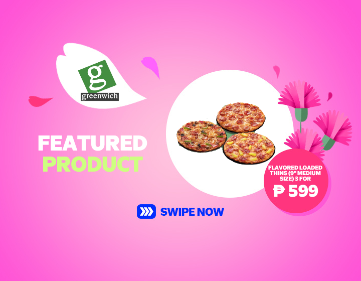 FEATURED PRODUCT on GREENWICH's FLAVORED LOADED THINS (9" MEDIUM SIZE)